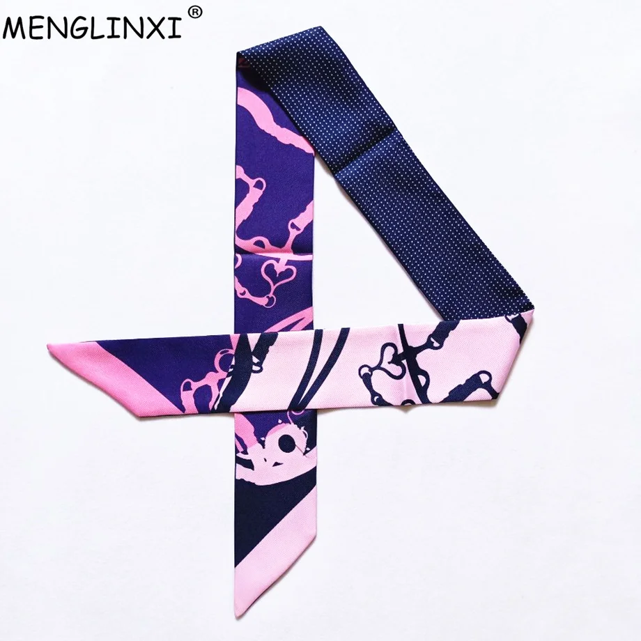 Новый дизайн шелковый шарф с принтом в горошек 2021 брендовый Женская облегающая