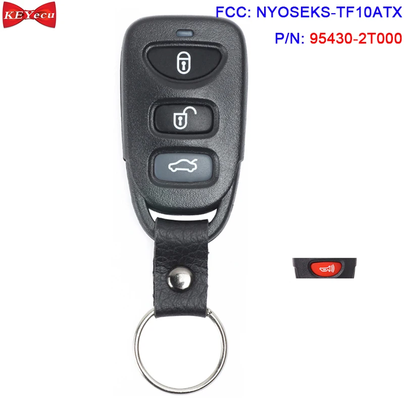 Брелок KEYECU для дистанционного ключа Kia Optima 2011 2012 2013 315 МГц P/N: 95430 2T000 FCC ID: Φ|Ключ от