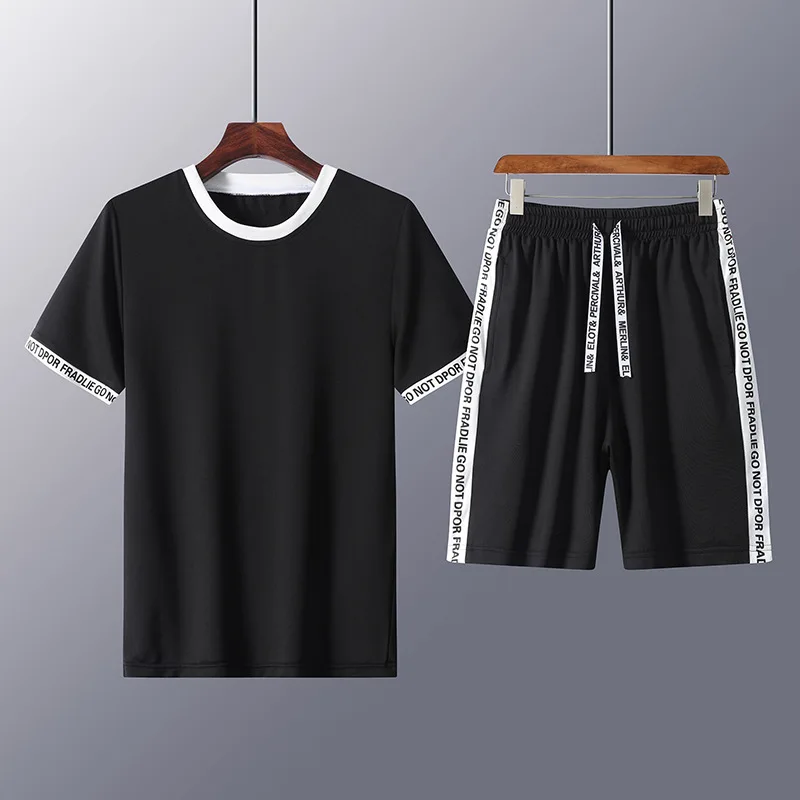

2020 New Men's Sets -piece Letter Shorts T-shirts Summer Brand Clothes Suit Hot Selling Casual Wear Fashion Sports Tracksuits