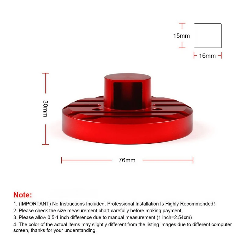 Car Radio Antenna Base Cover Trim Mount Decoration Frame Bezel for Jeep Wrangler JK / JL 2007-2017 Red | Автомобили и мотоциклы