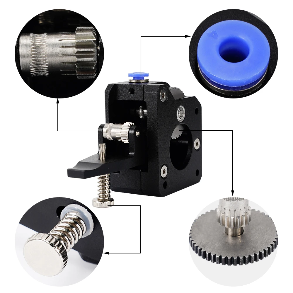 Mega Metal MK8 Extruder Bowden Dual Drive Direct/Remote Extrustion 1.75mm 3D printer Part For CR10 Ender 3 3Pro Prusa I3 Bluer | Компьютеры