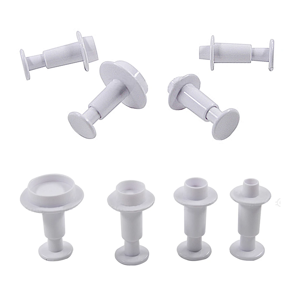 4 шт./компл. Пластик круглый Форма Рождество печенье с мастикой резак