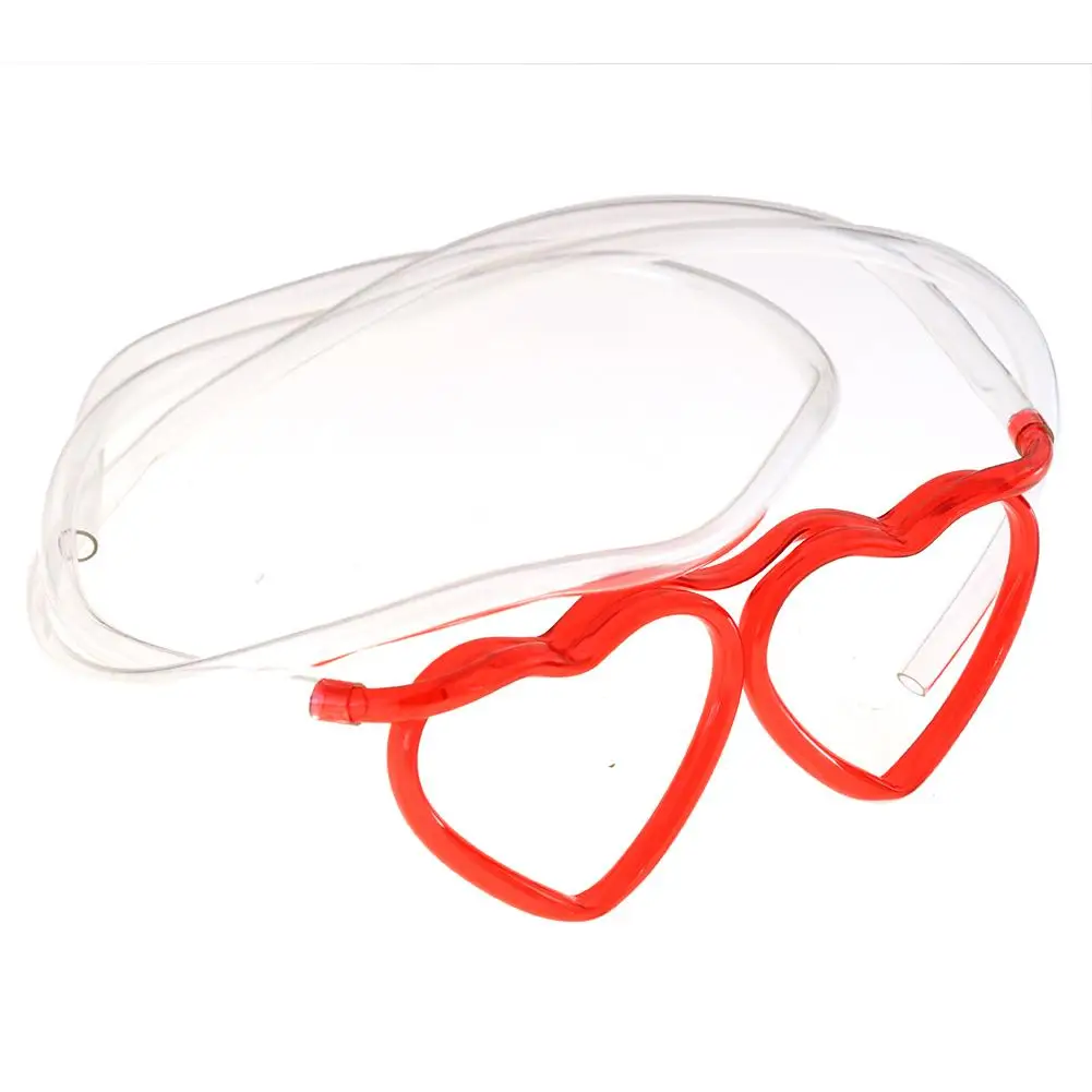 

Novelty Flexible Soft Plastic Glasses Straw Unique Drinking Tube Tools Bar Supplies Accessories for Kids Birthday Party