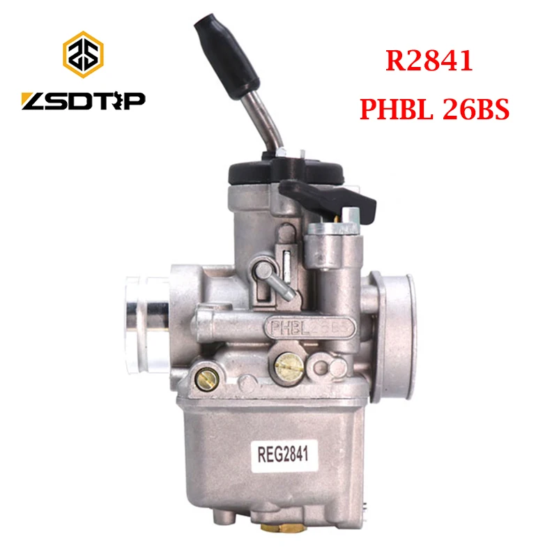 

ZSDTRP карбюратор Dellorto PHBL 26BS для мотоциклов 2T 4T двигатель 50-300cc PHBL 26BS 4T(A) R2841