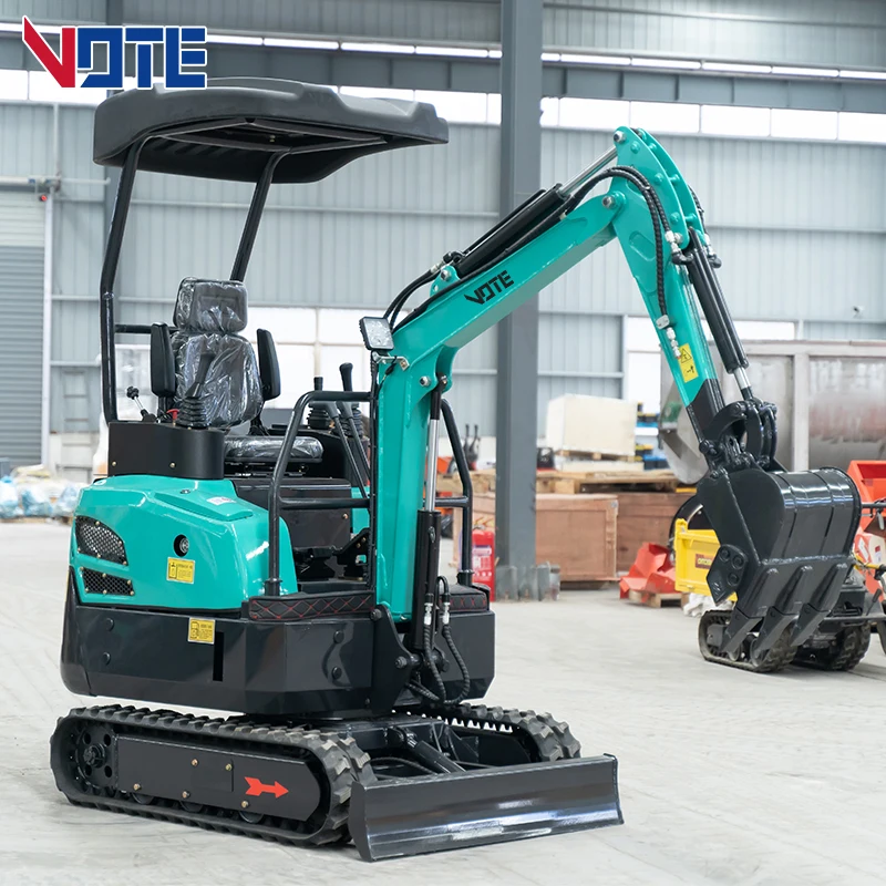 VOTE VTW-17 China Cheap Mini Crawler Hydraulic Excavator Red/green/black Digger Mini Digger For Sale