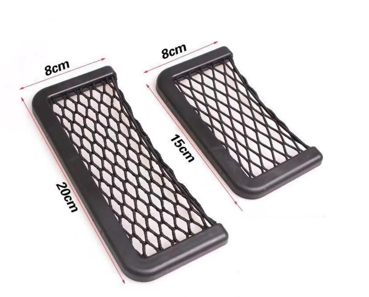 Универсальный Большой 20*8 см черное автомобильное сиденье боковая Сетчатая Сумка