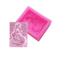 3d mermaid fish silicone soap mold soap craft art mold diy mould soap making chocolate mold silicone soap making supplies