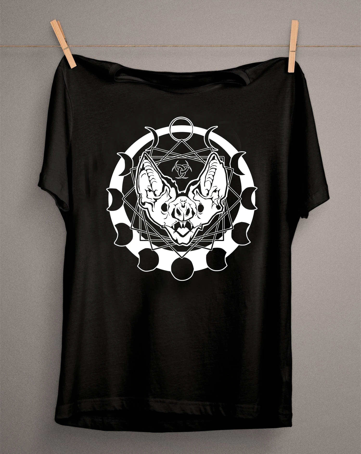 В стиле Харадзюку рубашка с рукавами летучая мышь в готическом эстетическое для