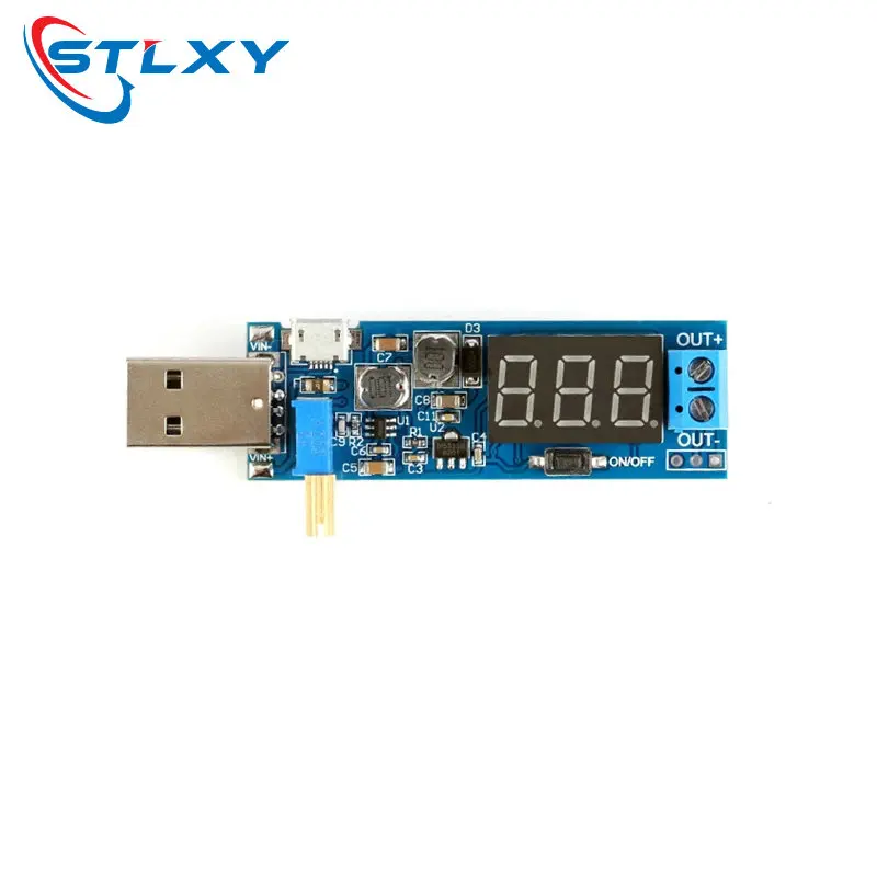 Регулируемый понижающий преобразователь DC-DC 5 В до 3 В/12