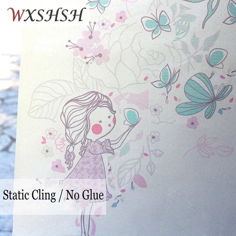 Статическая липкая оконная пленка на заказ домашний декор для девушек Декор дома