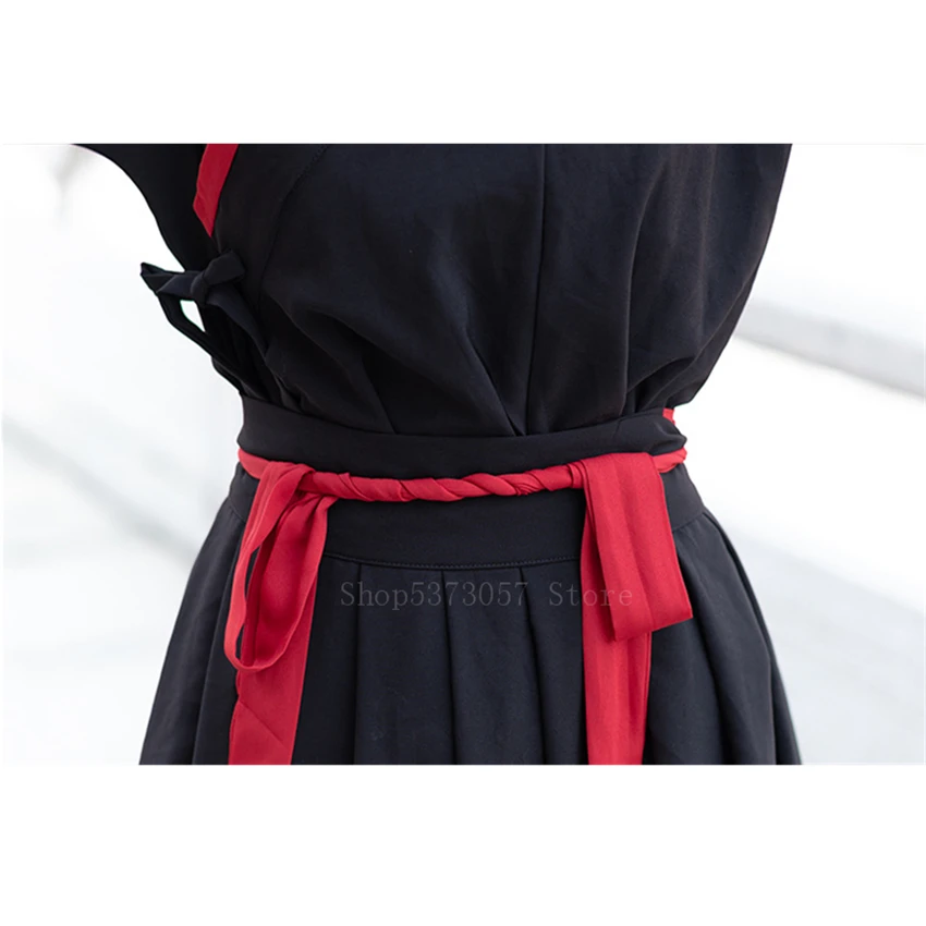 Китайское традиционное платье Hanfu для женщин и мужчин топ с вышивкой журавлей