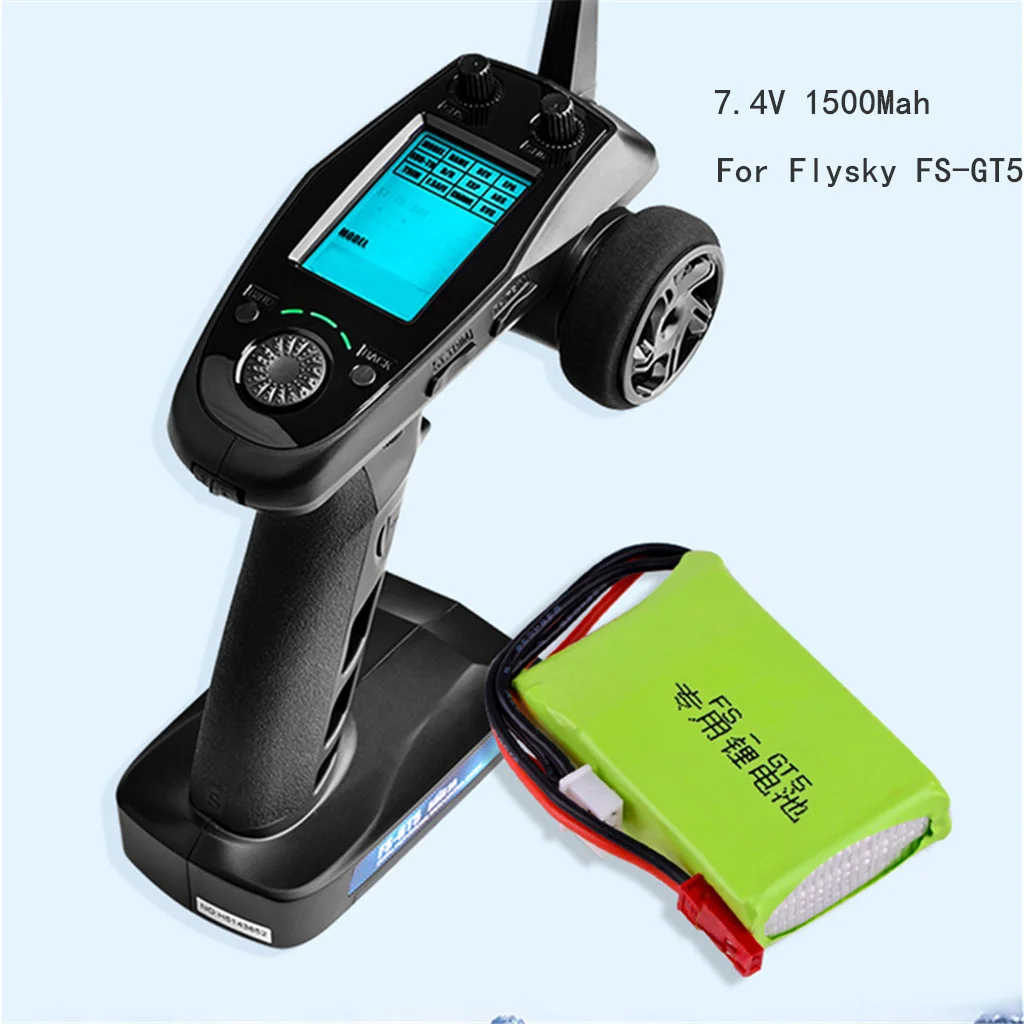 Lipo 7 4 v Rc 1500mah 2s аккумулятор подходит для Flysky Fs-gt5 2 4g 6-канальный передатчик