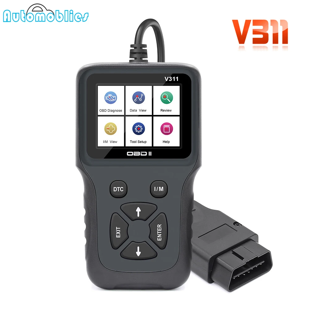 V311 полный OBD2 сканер OBD 2 считыватель кодов двигателя v311 диагностический