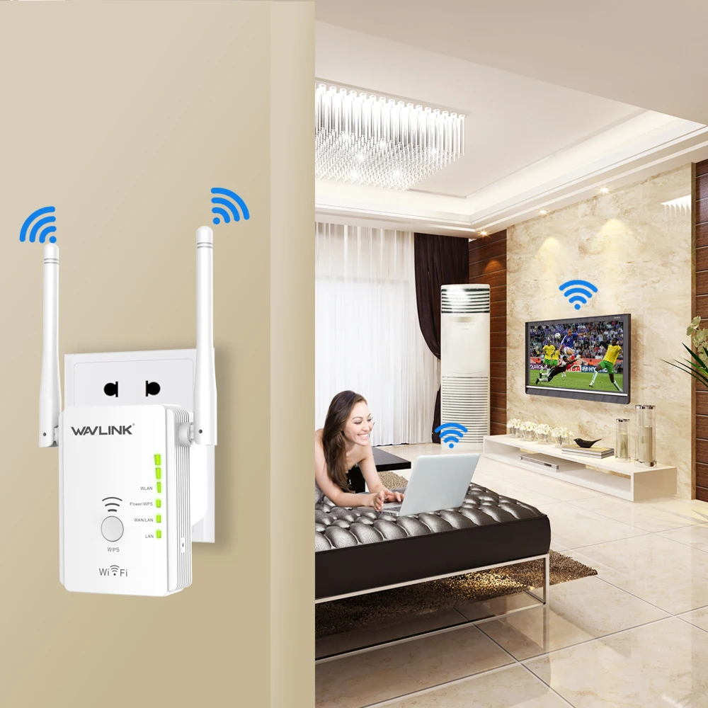 Wavlink WiFi ретранслятор 300 Мбит/с Wi-Fi расширитель диапазона/беспроводной