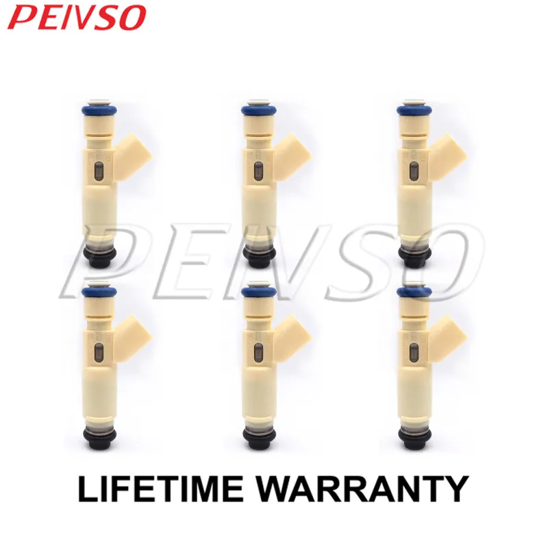 6x 195500-3521 YL8E-C7B AJ0313250 топливный инжектор для FORD& MAZDA ESCAPE/aurus/TRIBUTE 3.0L V6