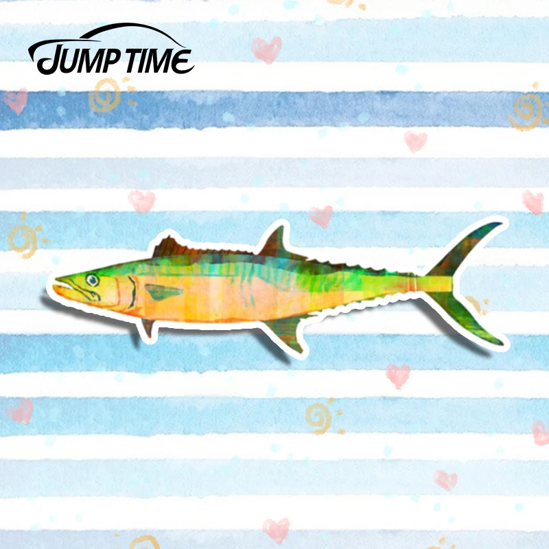 Прыгать время 13 см x 3 8 наклейки для автомобиля разветвления макрель Графика