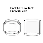 Hongxingjia сменная стеклянная трубка Pyrex для Eleaf Ijust 3  Ello Duro Bubble стакан Fatboy Tank
