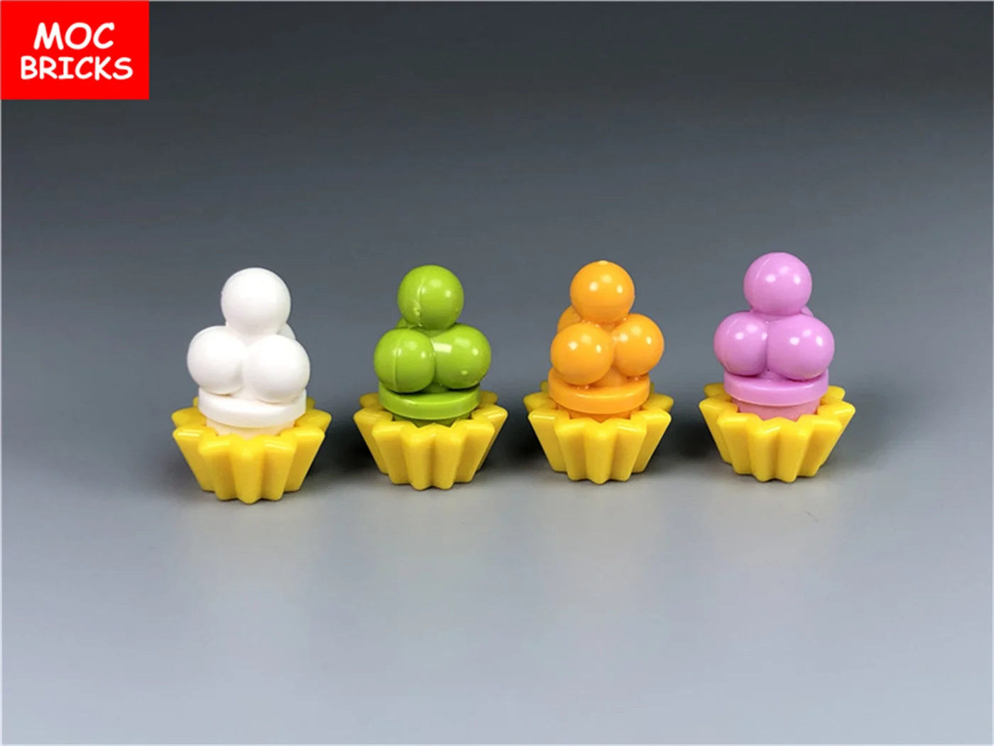 Кубики MOC мороженое облака пена подходит для обучающих строительных блоков 6254