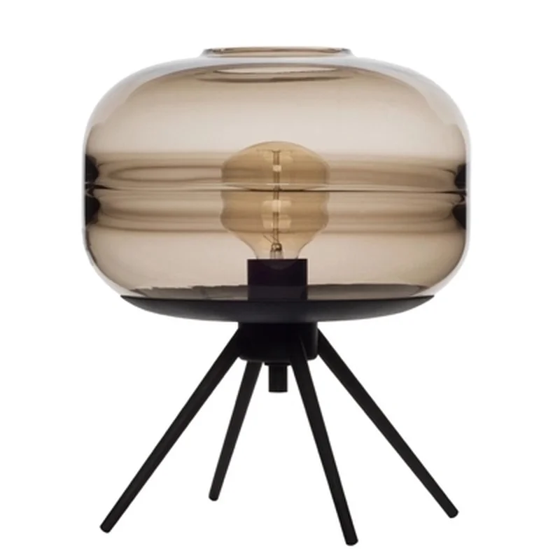 Современный американский стеклянная настольная лампа творческий прикроватная