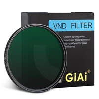 giai premium nd2 400 adjustable variable neutral density camera lens nd filter 82mm 77mm 72mm 67mm 62mm 58mm 55mm 52mm 49mm 46mm