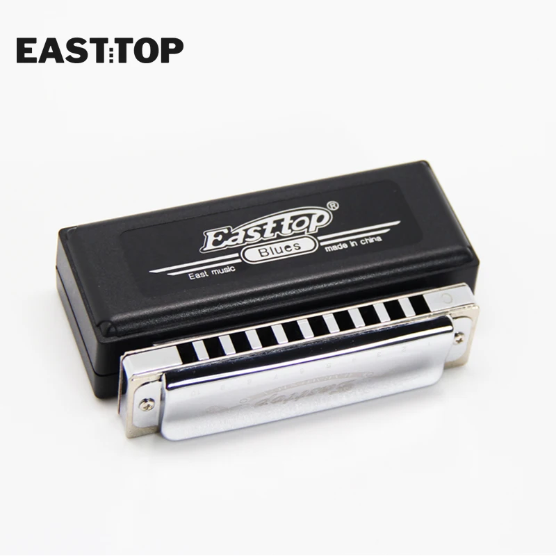 EASTTOP T006 10 отверстие латунный гребень латунь reedplate blues гармоника|Губная гармошка| |