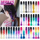 Джамбо косы для наращивания волос Омбре волосы для косичек синтетические волосы для плетения волосы 24 дюйма афро косички крупными партиями синие розовые фиолетовые