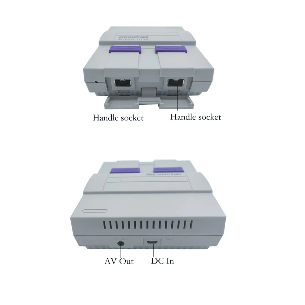 

Super NES Sfc660 Game Host 16-Bit Mini TV Game Console 16 Bit Retro Classic Handheld Game Player Mini Game Console Mini NES Host