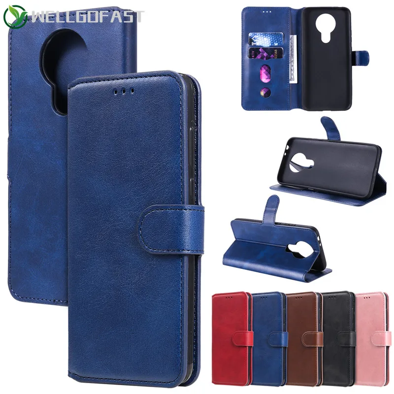 

Leather Case for Nokia 1 2.1 2.2 3 3.1 3.2 4.2 Plus 7.1 8.1 9 Pure View Phone Cover Fundas Wallet Card Holder Stand Book Coque