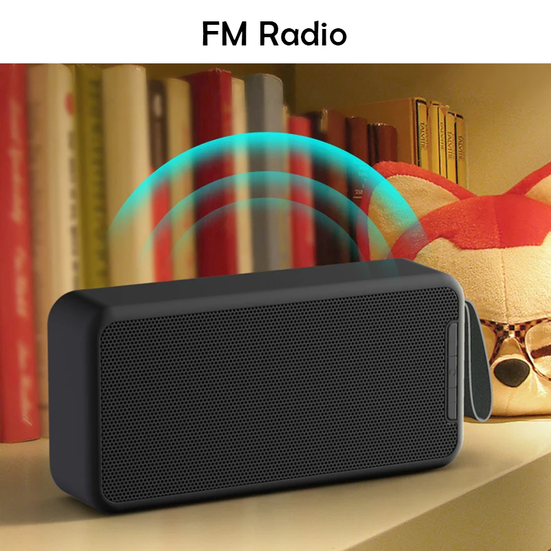 1 шт. портативная беспроводная Bluetooth колонка с FM радио|Портативные колонки| |