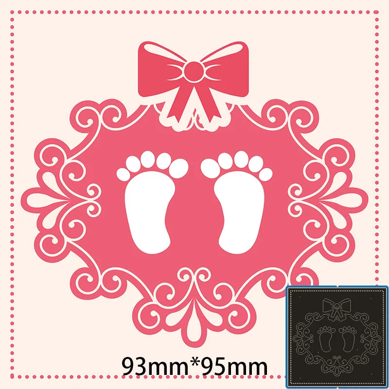 Металлические штампы для новорожденных новинка 2020 трафареты рукоделия