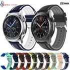 Ремешок силиконовый для Samsung galaxy watch 46 мм Gear S3 Frontier, сменный спортивный браслет для наручных часов, 22 мм
