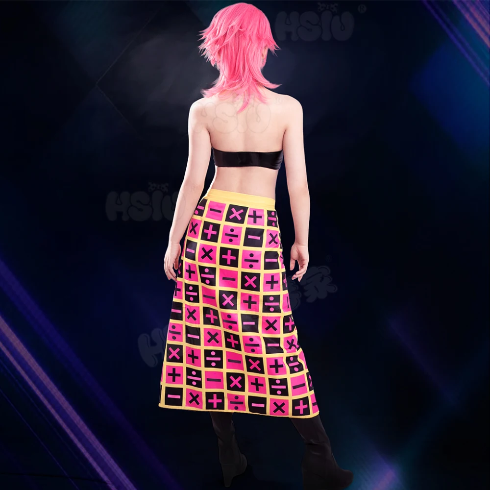 HSIU JoJo Необычные Приключения Золотой ветер роль парик Trish Una Косплей короткий