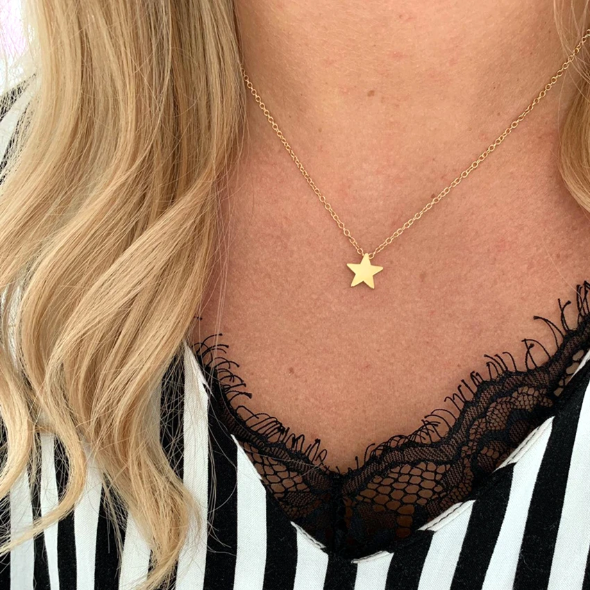 Великолепная сказка Новинка 2017 года классический Lucky Star Ожерелья и подвески для