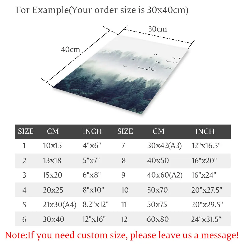 Лесной скандинавский плакат фотография пейзаж холст картина горный настенное