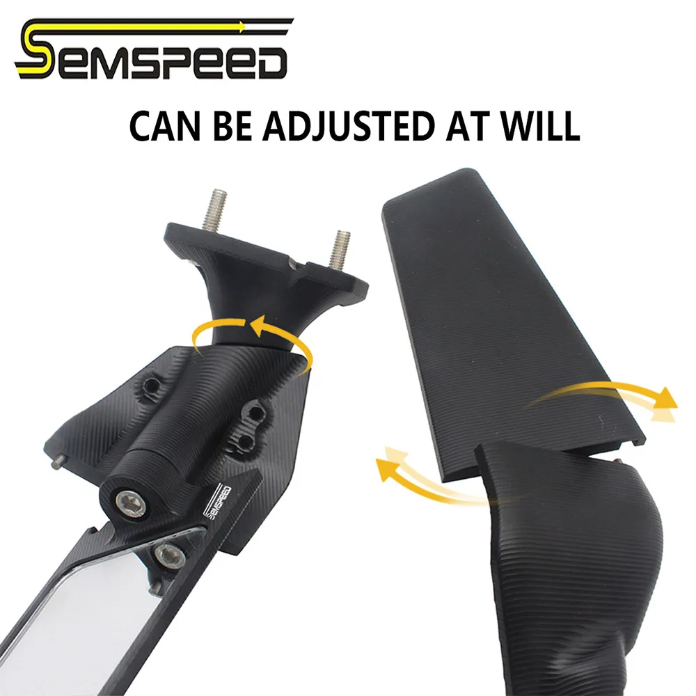 Модифицированные зеркала заднего вида для мотоцикла Регулируемые вращающиеся