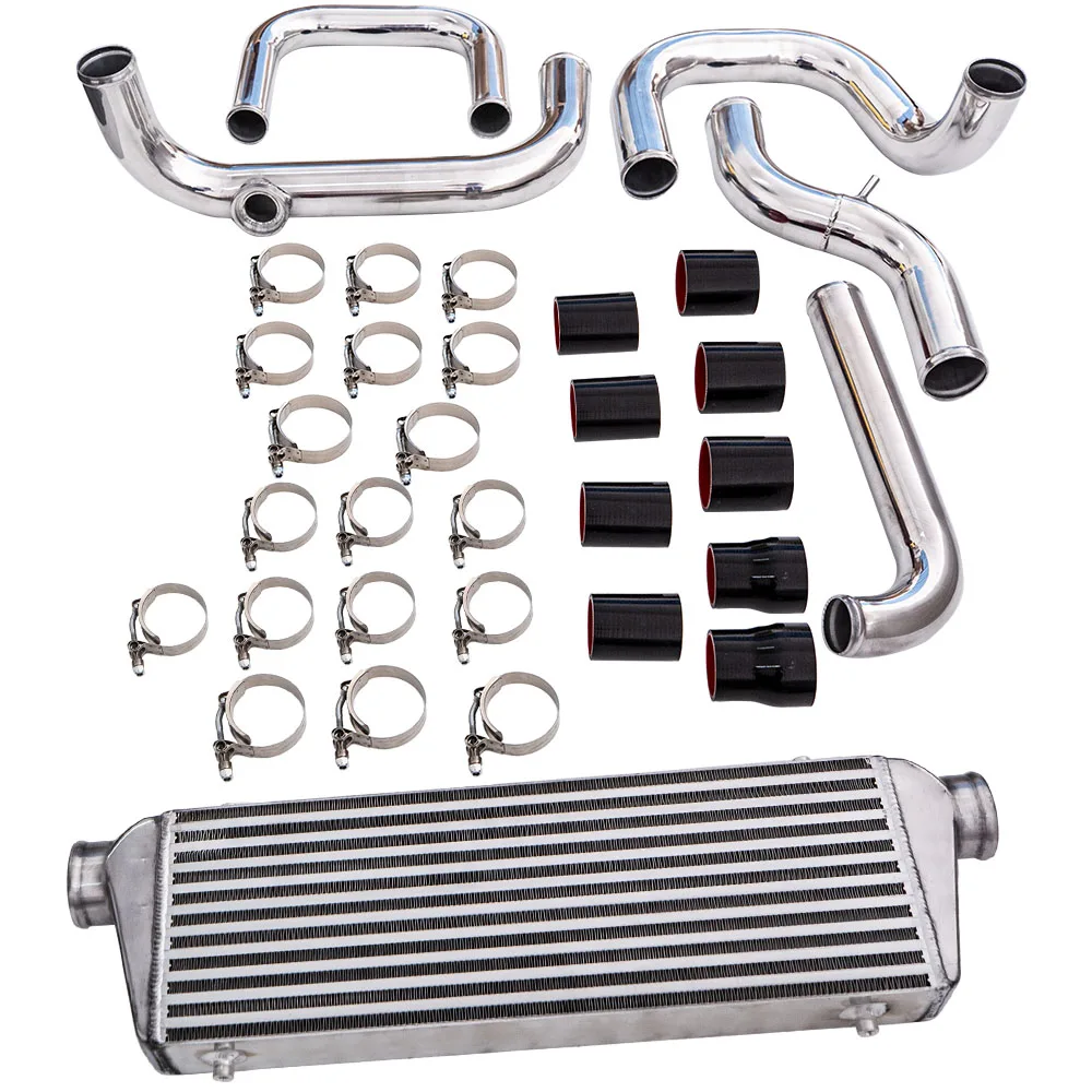 Передний монтажный интеркулер + алюминиевая трубка соединитель для Honda Civic 1992-2000 |