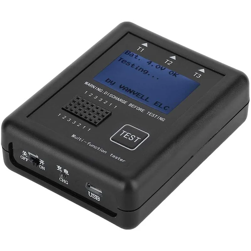 Диодный транзистор M328 Многофункциональный тестер сопротивления измеритель ESR с