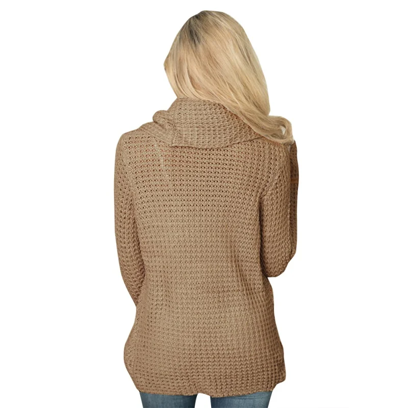 

Women Knitted Sweaters Long Sleeve O Neck Solid Girl Sweater Tops Blouse Shirt Sweater Winter Femme Clothes