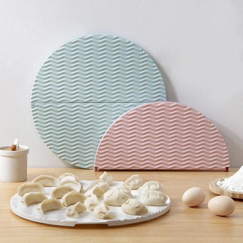 Творческий японский Стиль складной пельмени Лапша круглые лотки для дома