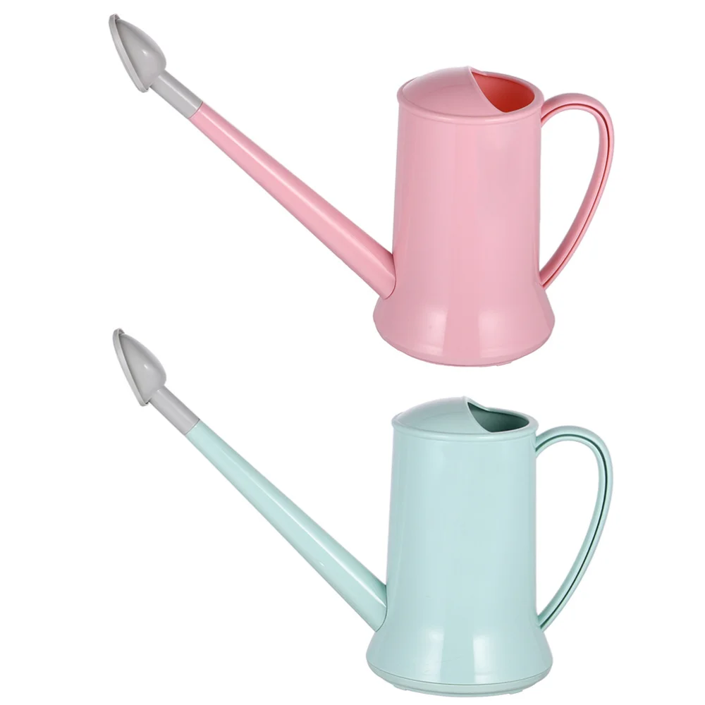 

2pcs Sprinkling Kettle Home Watering Pot Watering Can with Long Spout