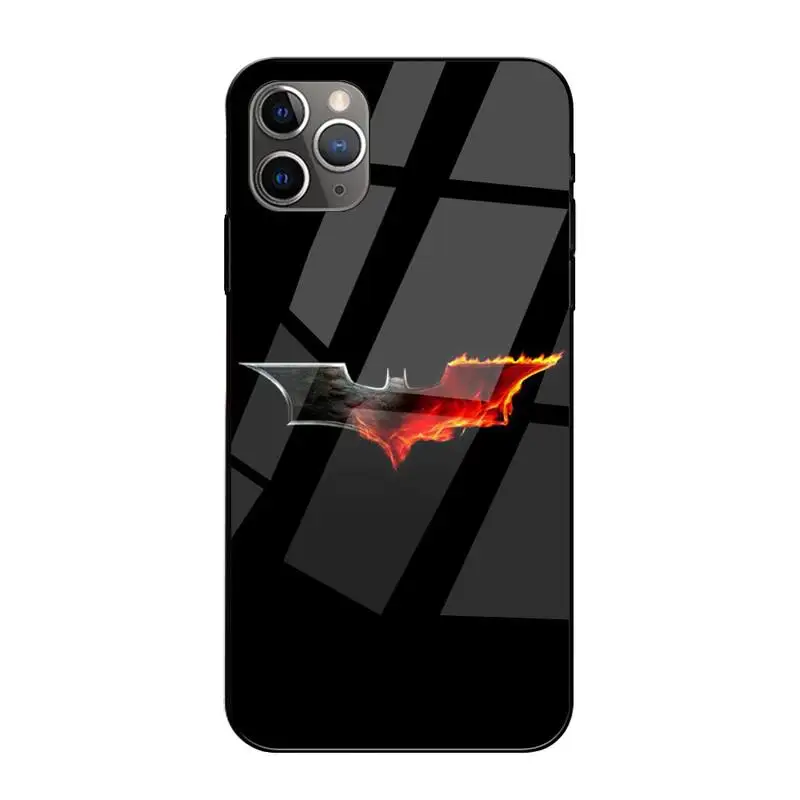 

Bat Pattern Phone Case Tempered Glass For Iphone6plus 6S 7 7plus 8 X XS XSmax XR 11 12 Pro Max 12mini