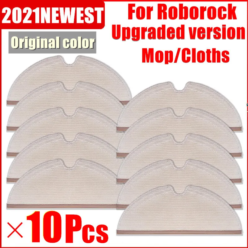 

Upgraded Version Cleaner Robot Mop Cloths Rags Main Brush HEPA Filter for XiaoMi Roborock S5 Max S6 Pure S6 MaxV S5 S51 S50 S55