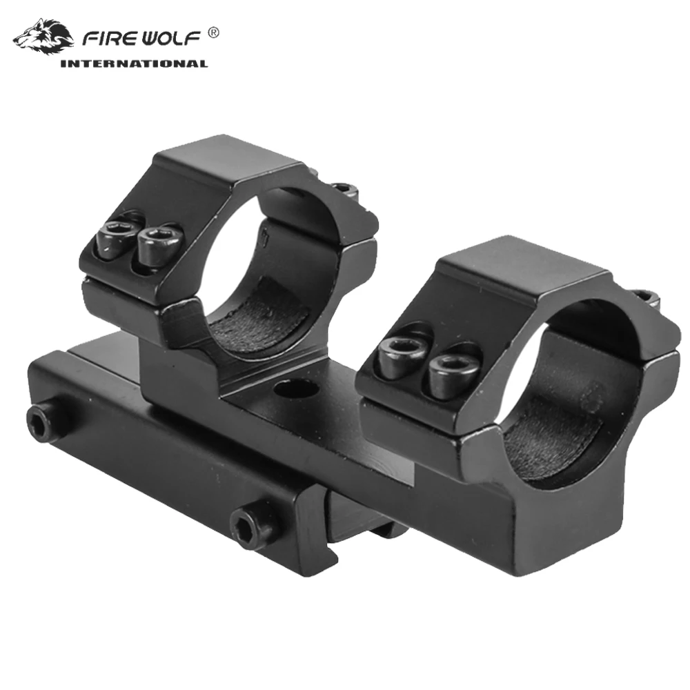 

FIRE WOLF Hunting Accessories Picatinny Rail Weaver 1 pc Extended DIY 25.4mm Ring 11mm Dovetail Rail Z type Scope Mount