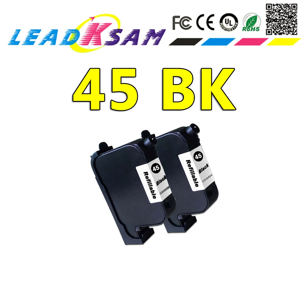 45 чернильных картриджей совместимых с hp45 51645A замена для CAD Графический Плоттер 1280