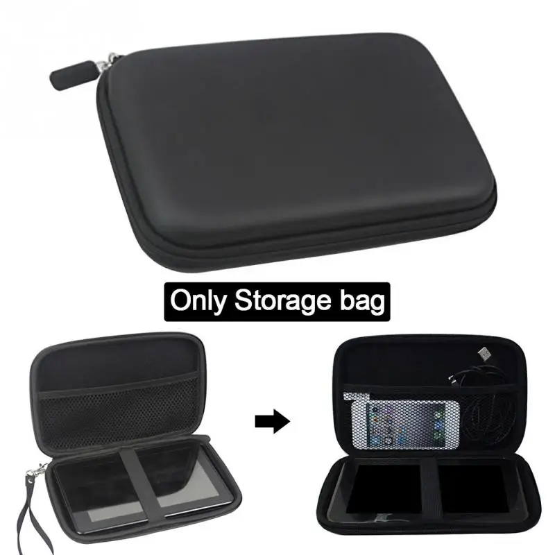 7 inch Hard Shell Storage Carrying Case Cover Car GPS Navigation Protective Bag Pouch For TomTom/Sat/Nav/Garmin Drive Smart 61 | Автомобили