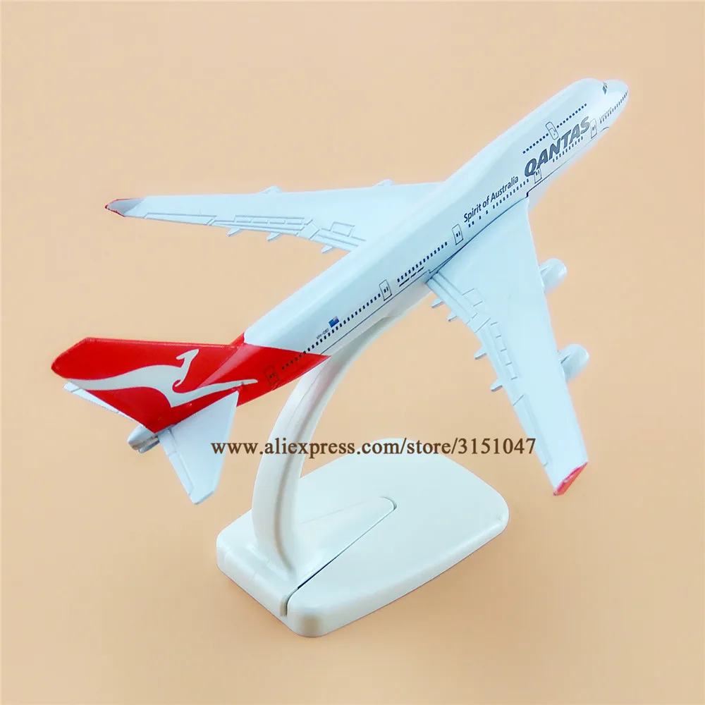 16 см Air Spirit Of Australia QANTAS Boeing 747 B747 Airlines модель самолета из сплава металла литье под