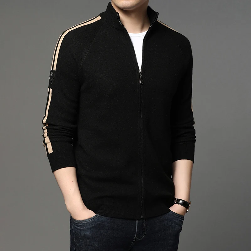 

2021 New Brand Casual Fashion Streetwear Jacket Baseball Men Fall Winter Windbreaker Cardigan Coats Mens Fashion Clothing Trend