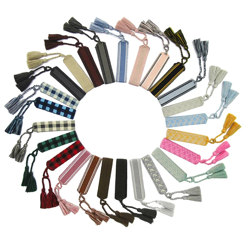 

Classic Friendship Bracelet Fashion Woven Plain Bracelets Super Cute Women Stacking Jewelry with Tassels Adjustable Length 2021