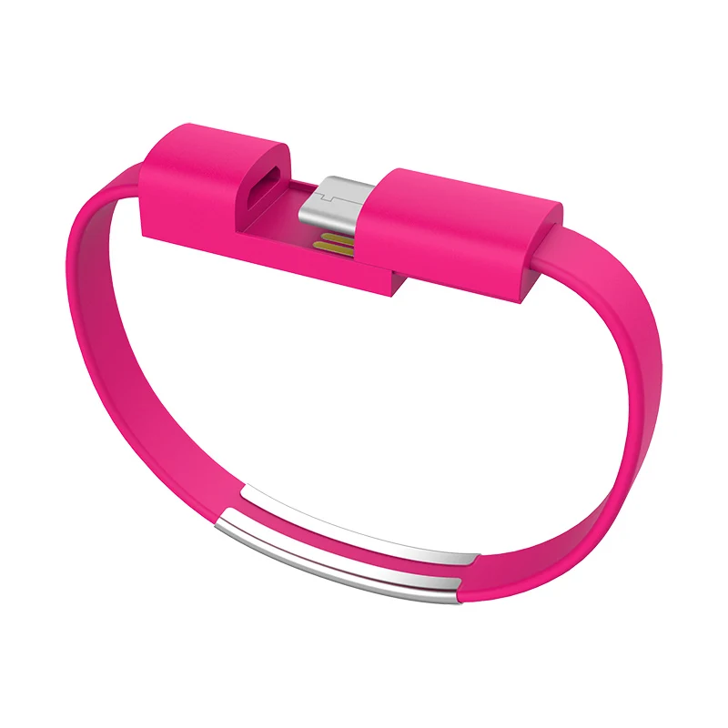 Браслет Micro USB кабель type C USB 8-контактный кабель для зарядки и передачи данных для iPhone XS Max XR X 7 8 6 Micro USB кабель для зарядки телефона
