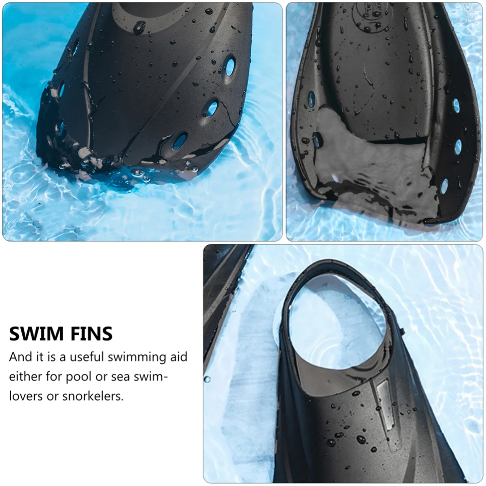 

1 Pair Adjustable Swim Fins Adults Swimming Snorkeling Training Floating Flipper